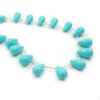 Pasta turchese fili gocce 20x12mm