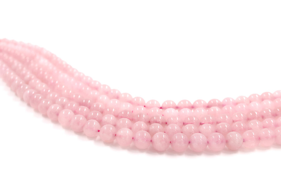 Quarzo rosa fili tondi 2mm a 22mm – Qualità AA
