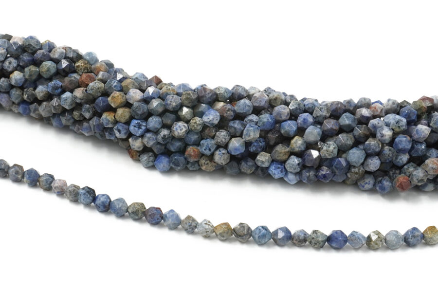 Sunset Dumortierite fili round 6mm