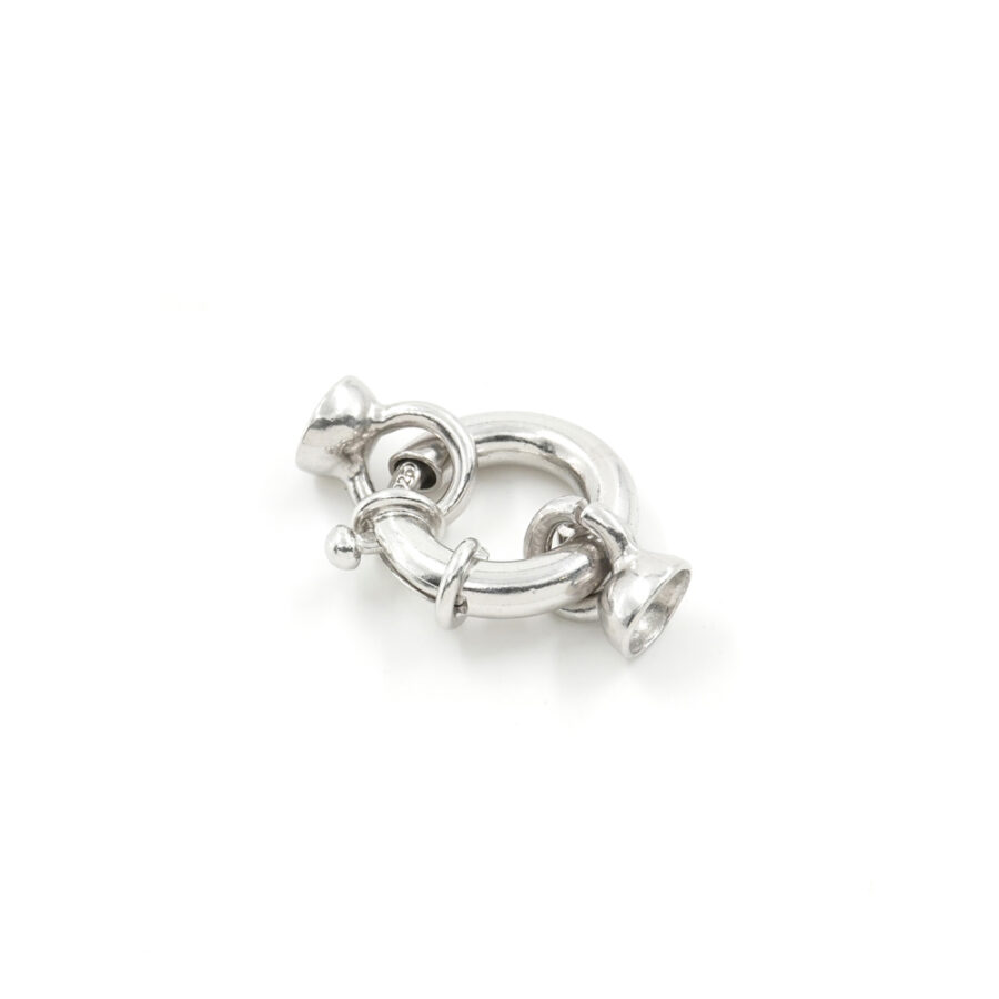Argento chiusura 14mm coppiglia 6mm RH+/-2.3Gr