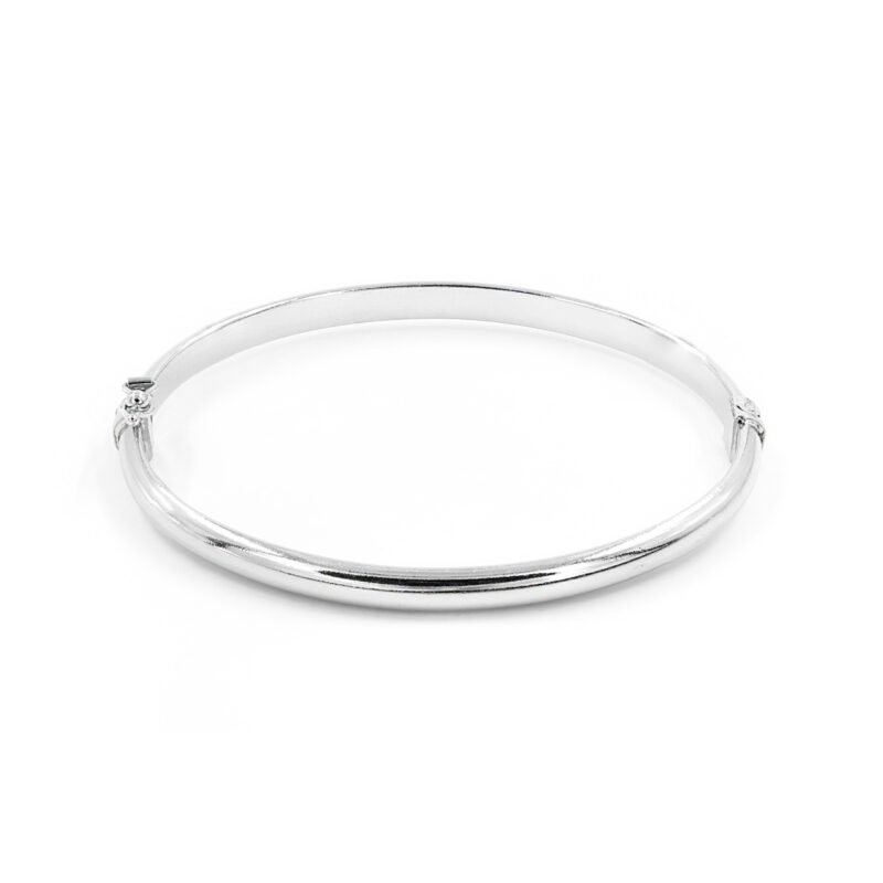 Bracciale vintage in argento sterling con maglie in zaffiro rosa taglio ovale, 7 1/2'' - Italia