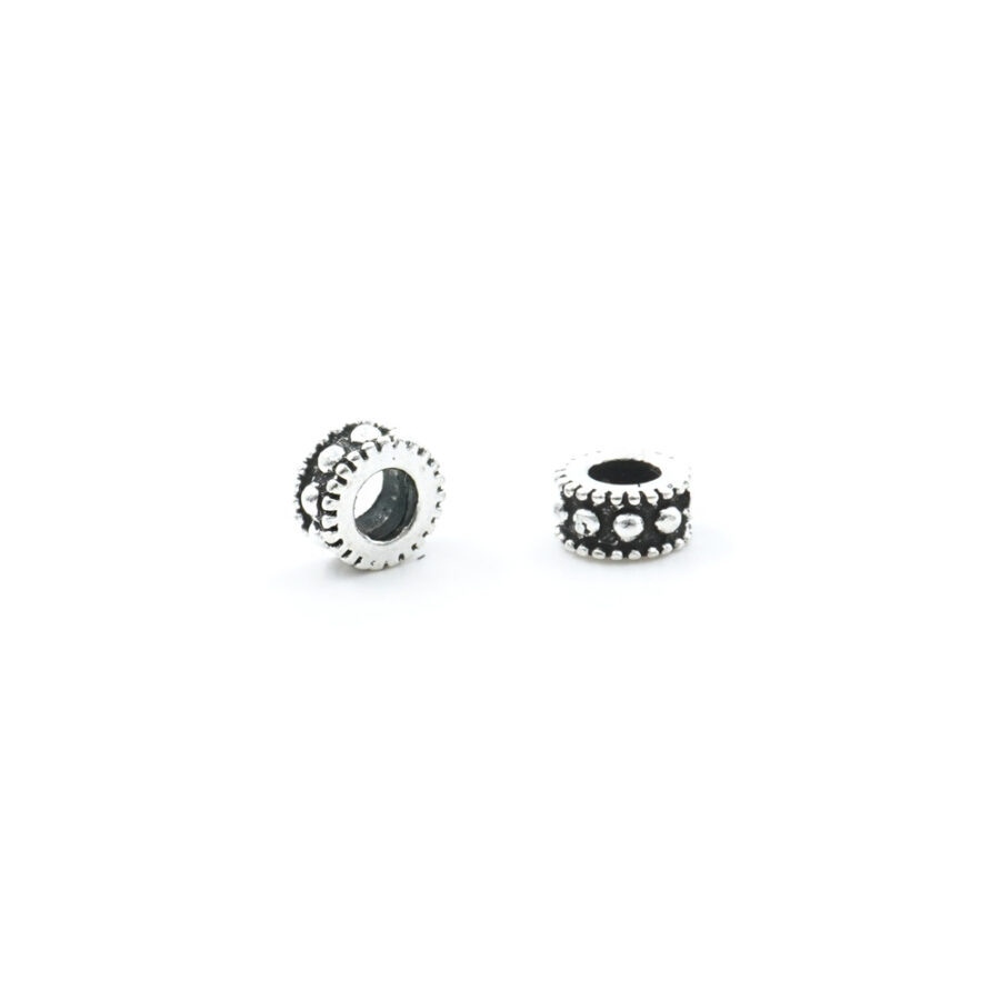 Argento 925‰ distanziatori rondelle 6x3mm - immagine 2