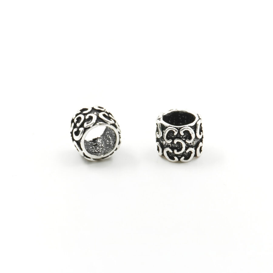 Argento 925‰ distanziatori rondelle 8x6mm