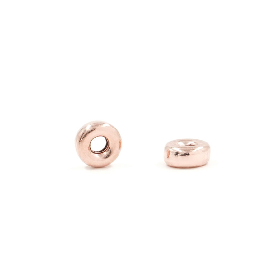 Argento 925 distanziatori rondella da 4,5mm a 12mm – Rosè