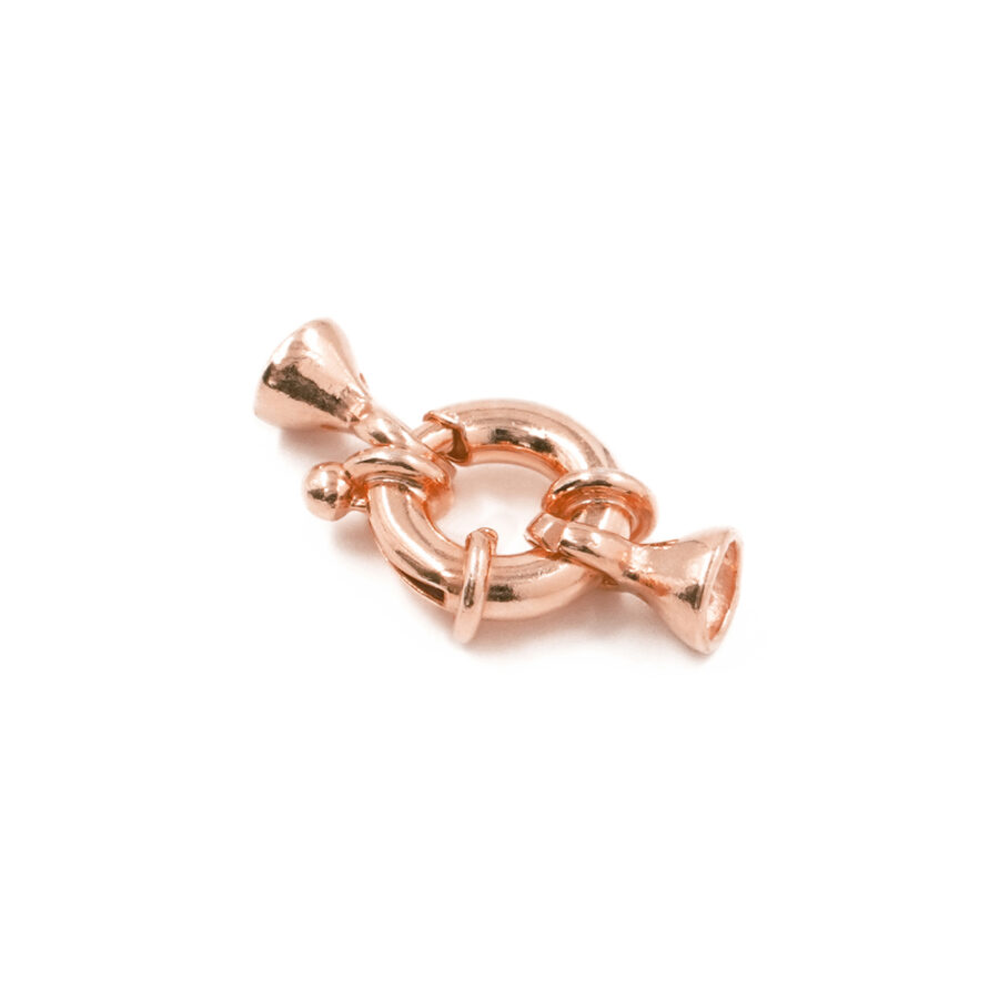 Argento 925 chiusura 10mm coppa 5mm – Rosato