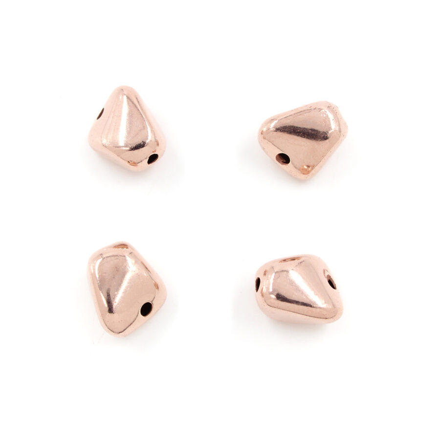 Argento 925‰ distanziatori pepite 10.5x9mm – Rosato