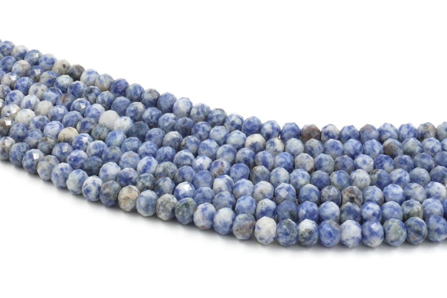 Sodalite fili rondelle sfaccettate 8x6mm