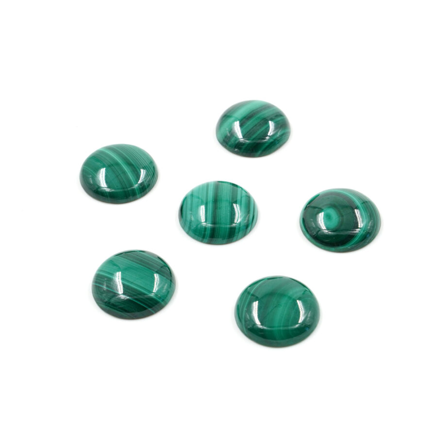 Spola Malachite tonda 14mm