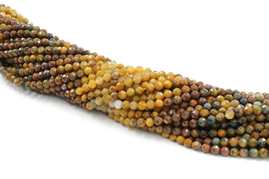 Diaspro giallo fili round 4mm – Multicolor