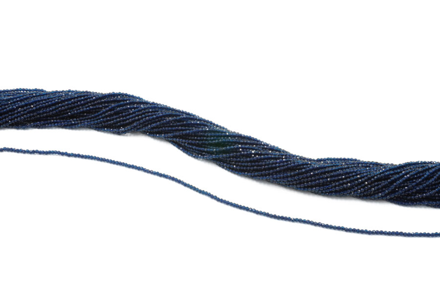 Zirconi fili round sfaccettati 2mm - Blu - immagine 2