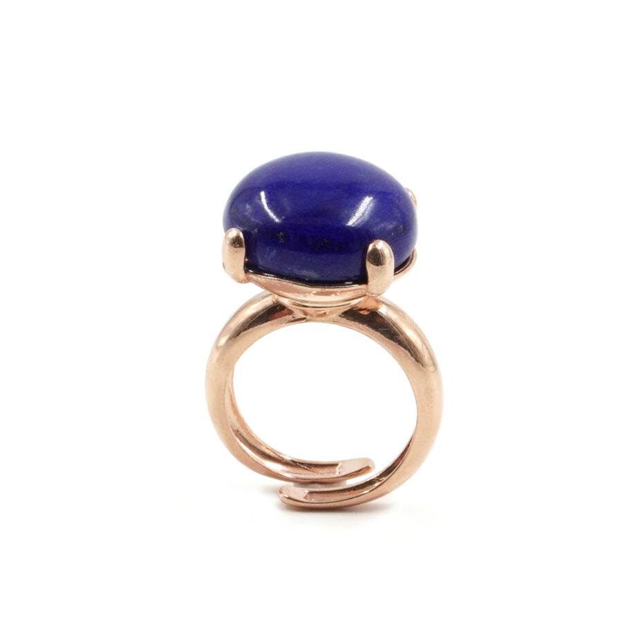 Anello in argento 925 con lapis – Rosato