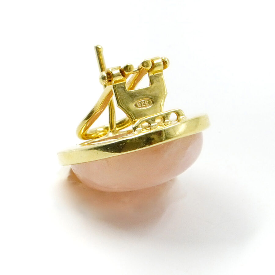 Orecchini in argento 925 con acquamarina - Rosato - immagine 8