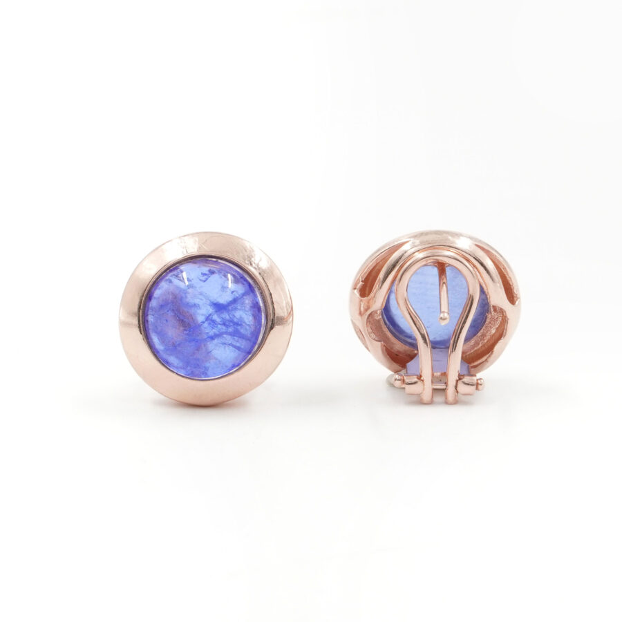 Orecchini in argento 925 con cristallo blu – Rosato