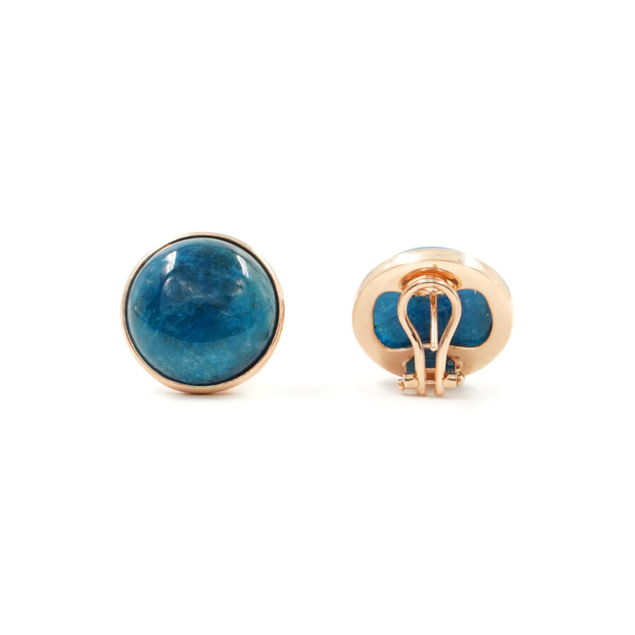 Orecchini in argento 925 con apatite – Rosato