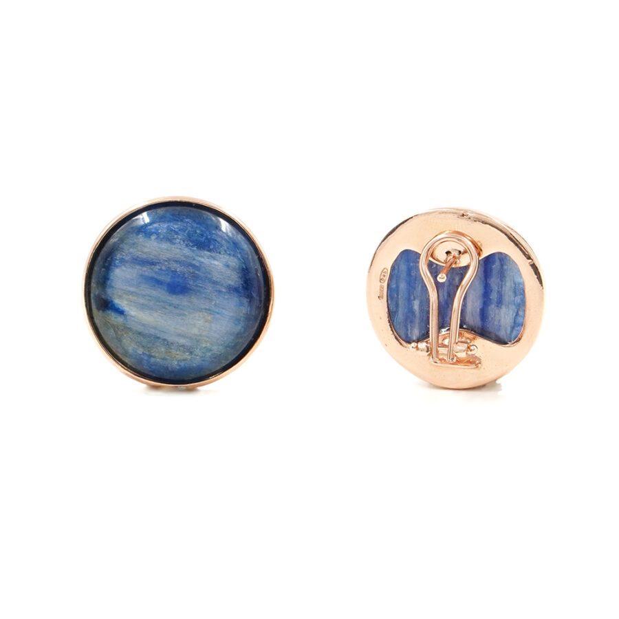 Orecchini in argento 925 con cianite – Rosato