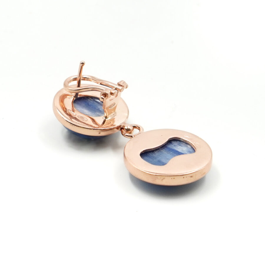 Orecchini in argento 925 con cianite – Rosato - immagine 2
