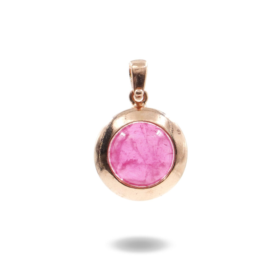 Pendente in argento 925 con cristallo rosa – Rosato