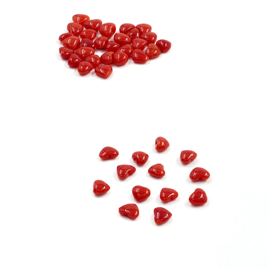 Cuori di corallo misure da 5mm a 10mm – I Qualità