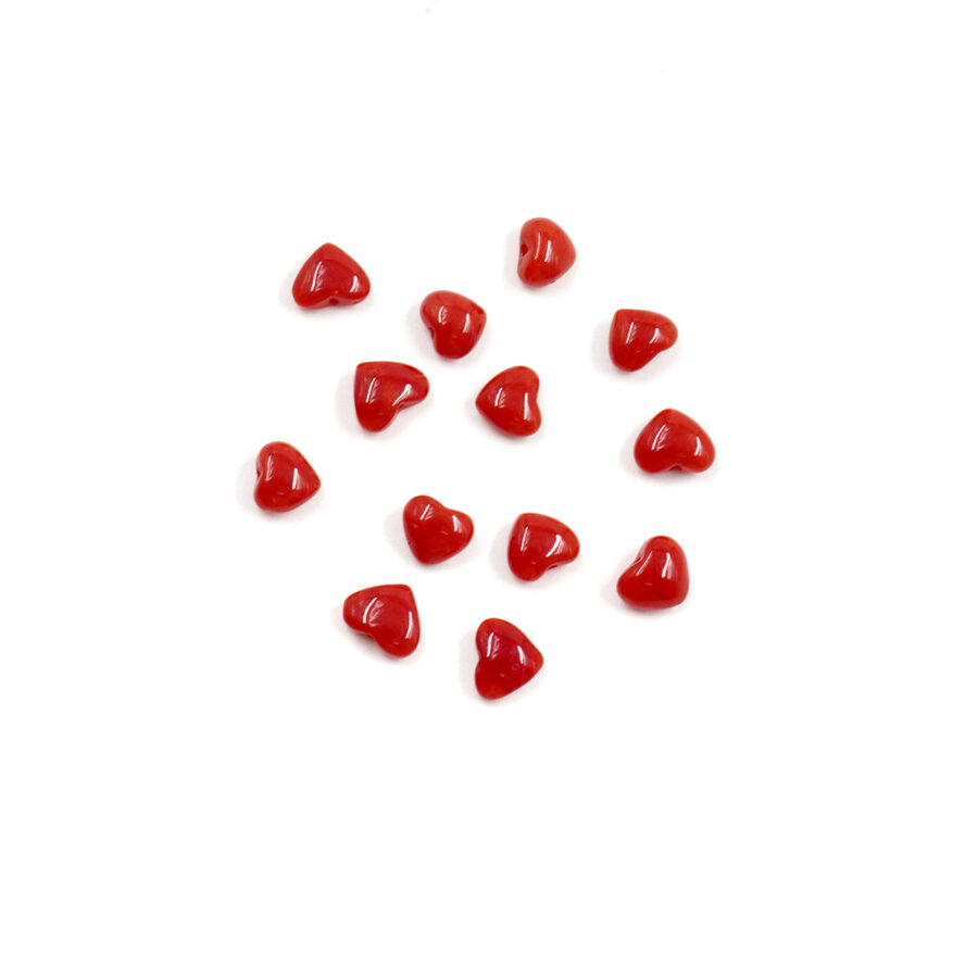 Cuori di corallo misure da 5mm a 10mm – I Qualità - immagine 2