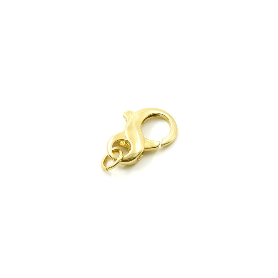 Argento 925 chiusura a otto da 7x13mm a 12x20mm – Dorato