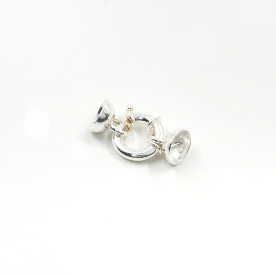 Argento 925 chiusura 14mm coppa 10mm – Argentato