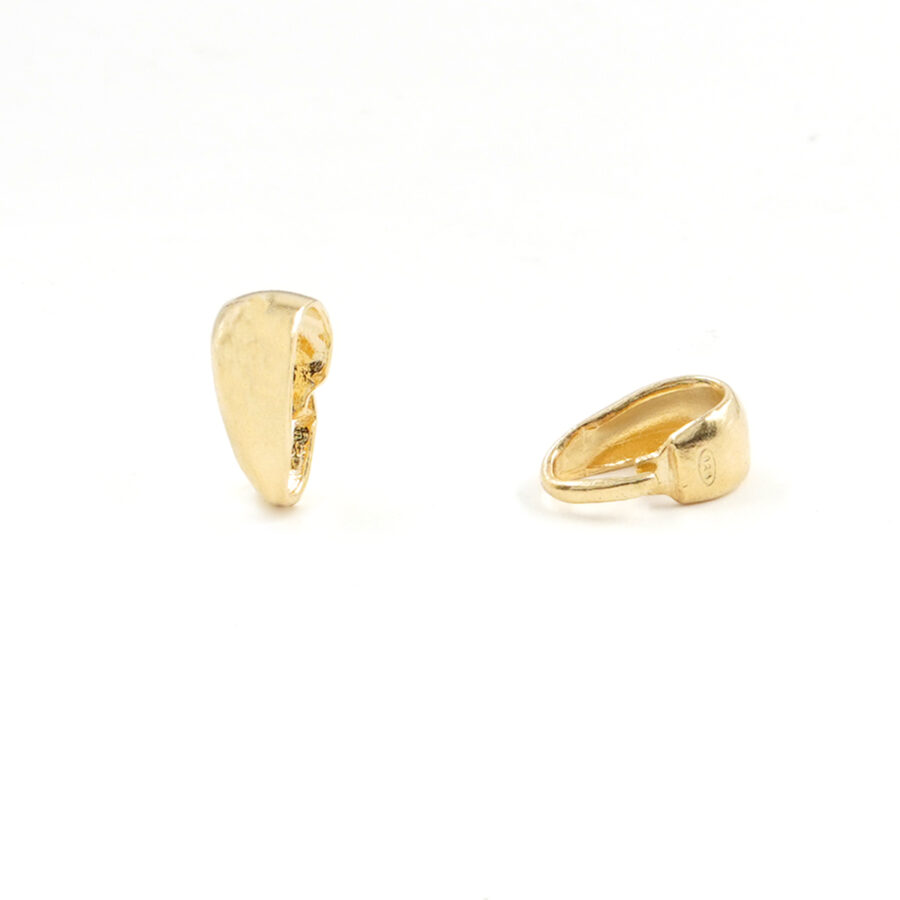 Argento 925 gancio per ciondolo aperto – Dorato