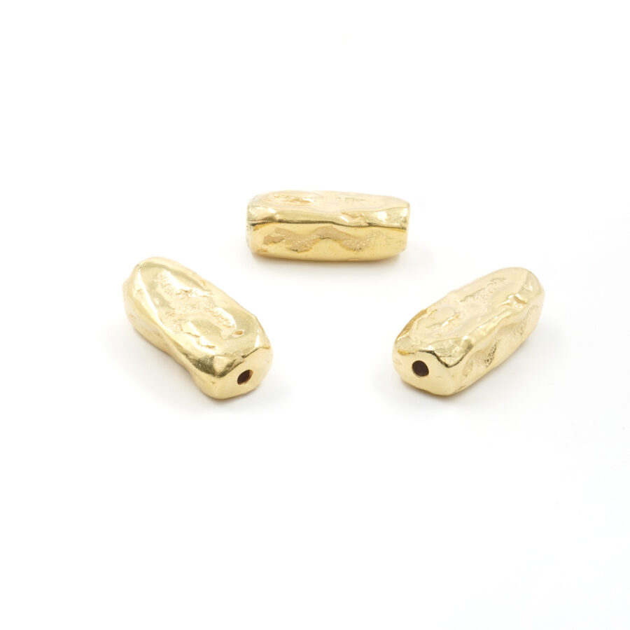 Argento 925 tramezzo 25x8,5mm – Dorato