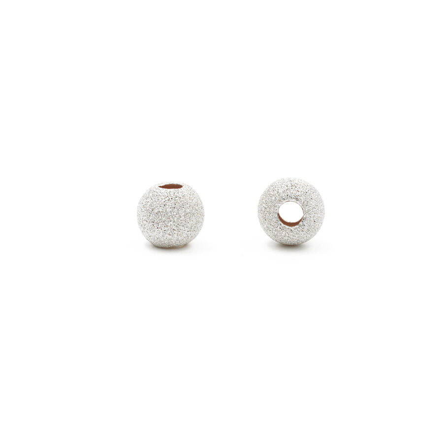 Argento 925 sfera diamantata da 12mm a 18mm – Argentato