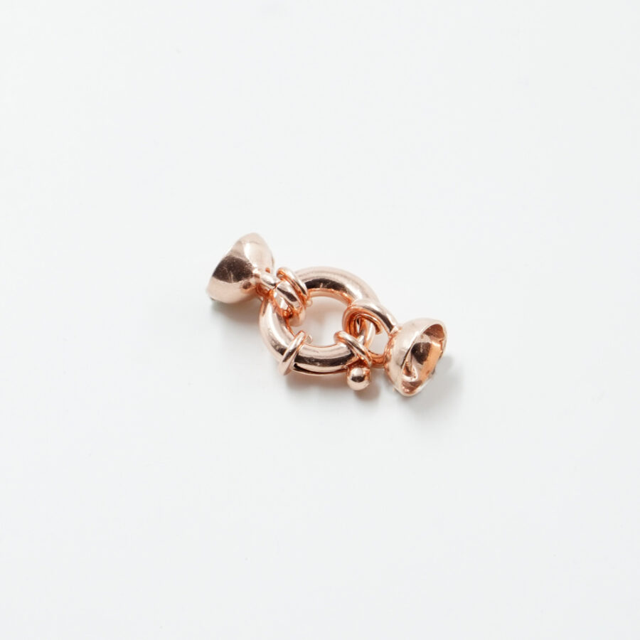 Argento 925 chiusura 12mm coppa 8mm – Rosato