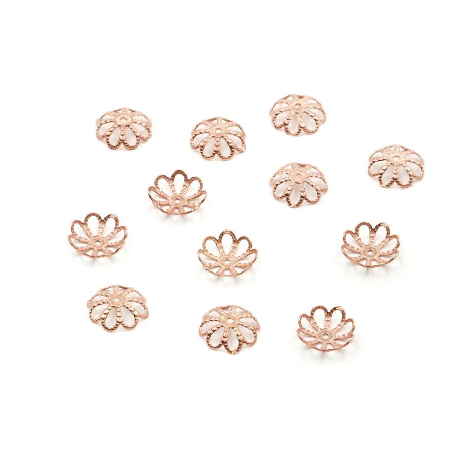 Argento 925 coppetta forata 10mm [Buste da 20pz] – Rosato