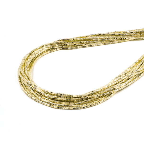 Ematite fili Rondelle esagonali 2mm – Dorato
