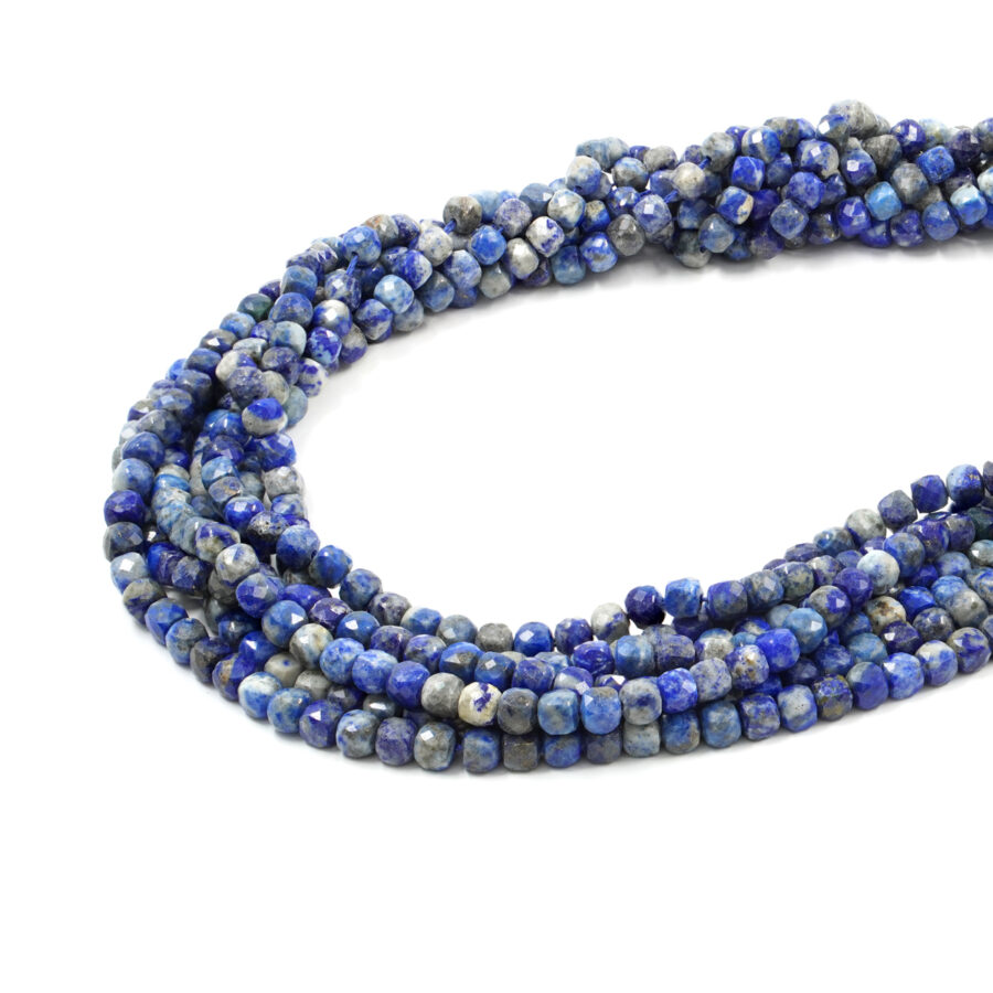 Lapis fili cubi sfaccettati 5mm