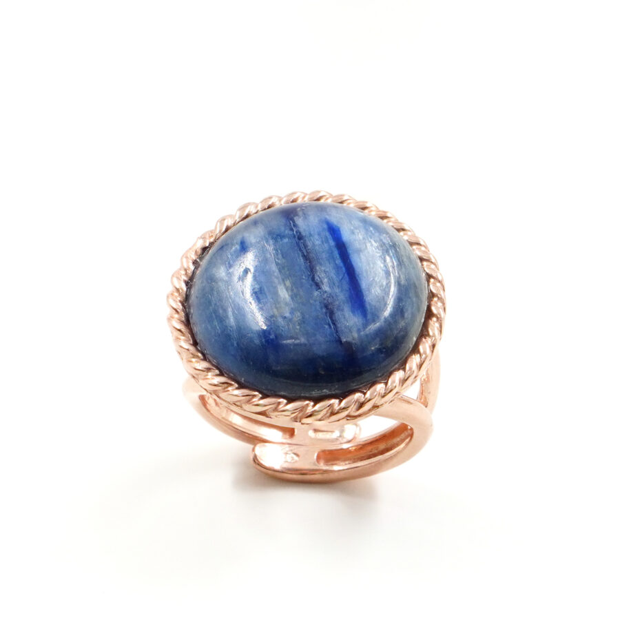 Anello in argento 925 con cianite – Rosato - immagine 2