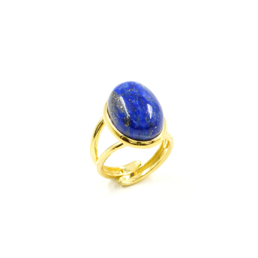 Anello in argento 925 con Lapis – Dorato - immagine 2