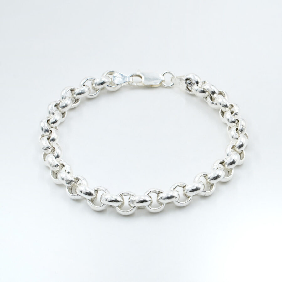 Bracciale in argento 925 a catena – Argentato