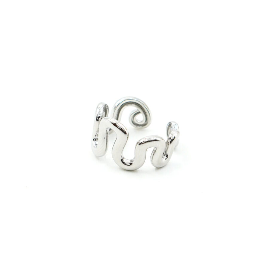 Anello fascia con onde traforate