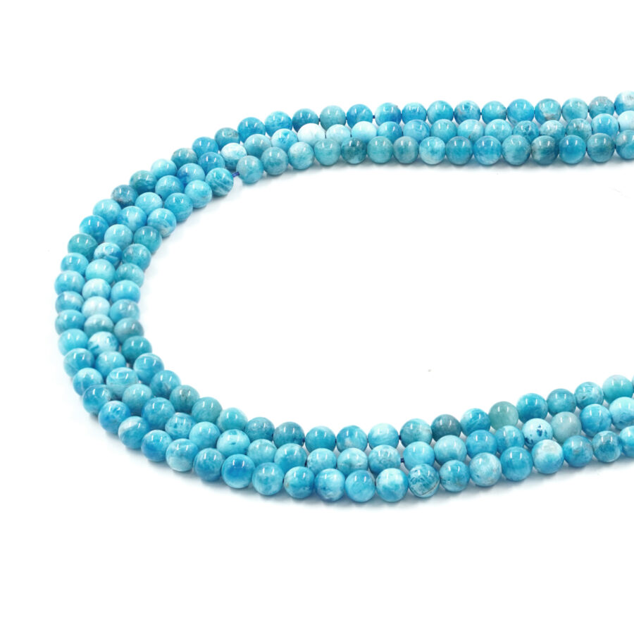 Apatite fili tondi 6mm – Qualità A - immagine 2