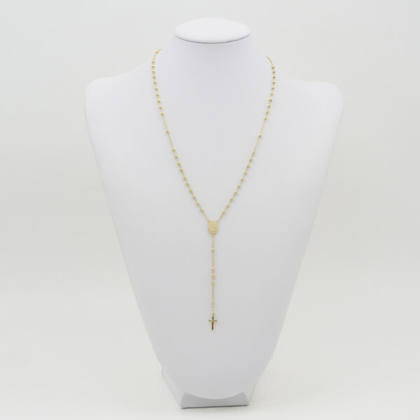 Collana rosario in argento 925 – Dorato