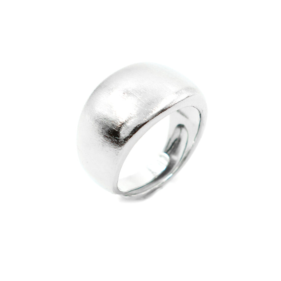 Anello fascia satinata