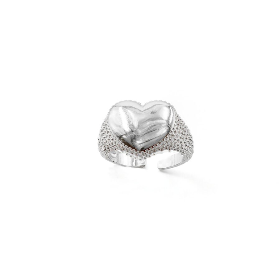 Anello fascia con cuore