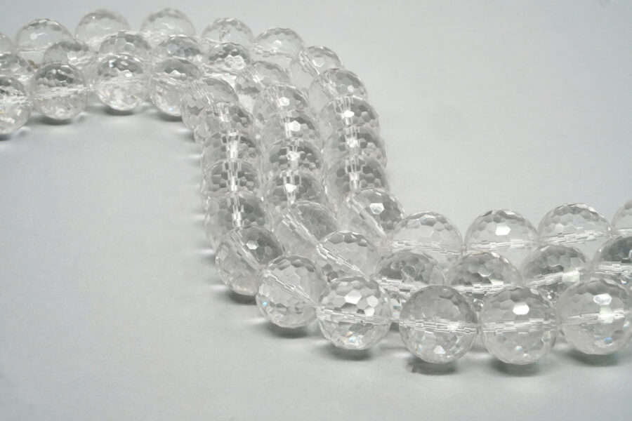 Cristallo fili tondi sfaccettati 4mm a 18mm