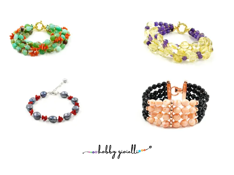 Brilla con Stile: Scopri i Bracciali in Argento con Pietre Dure su HobbyGioielli.com!