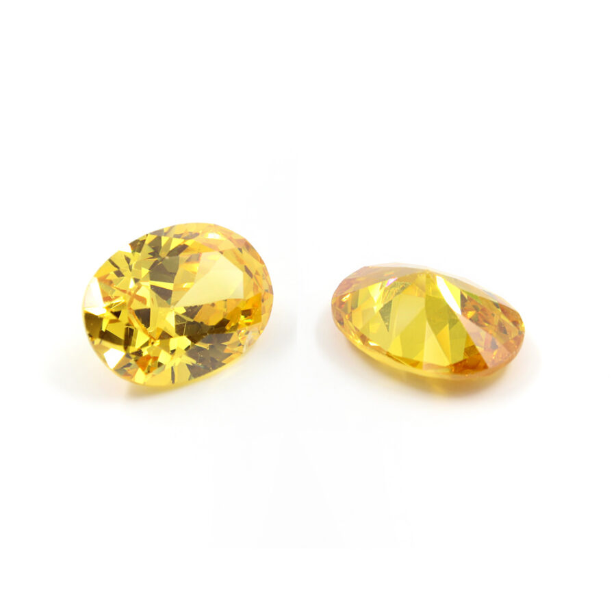 Buste di Zirconi citrino taglio ovale 4x6mm a 12x16mm