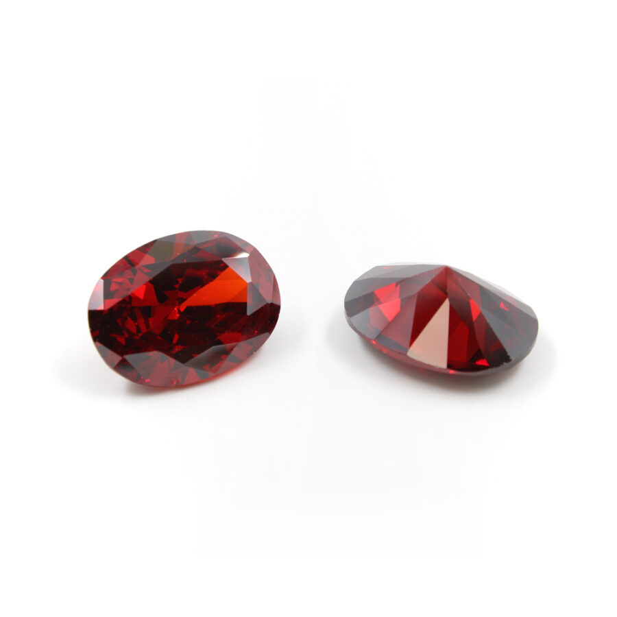 Buste di Zirconi granato taglio ovale 4x6mm a 12x16mm