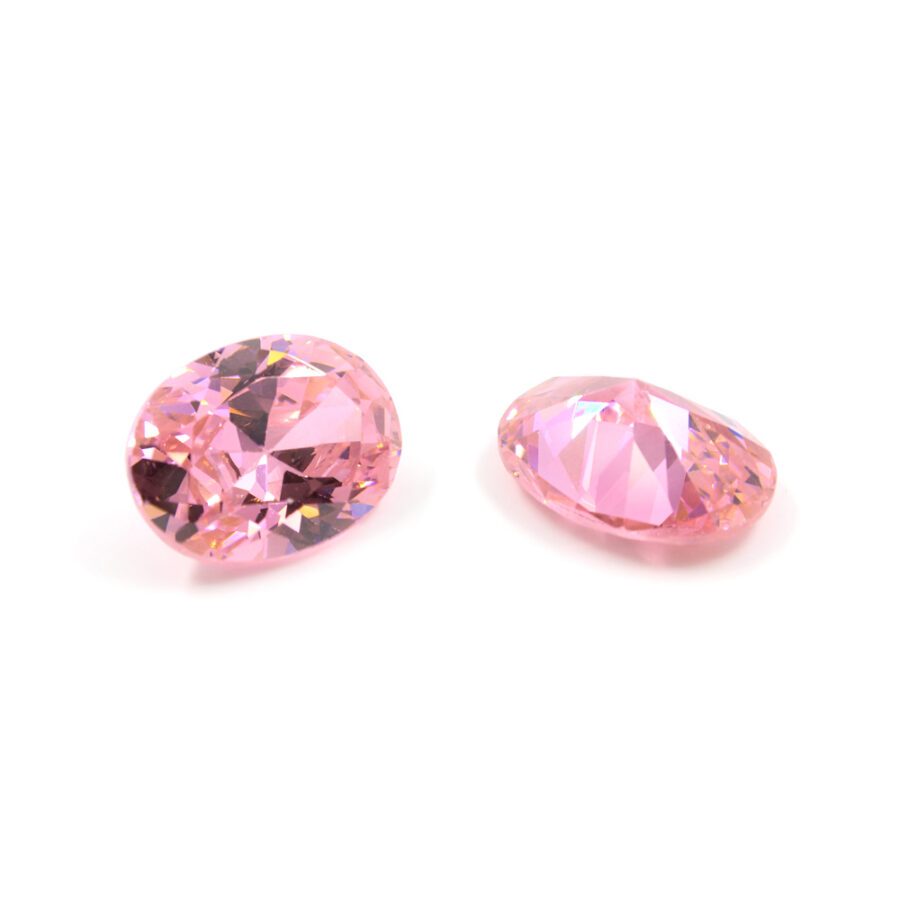 Buste di Zirconi rosa taglio ovale 4x6mm a 12x16mm
