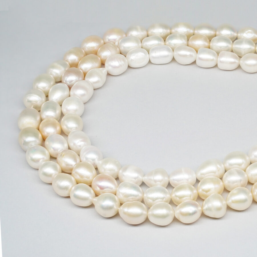 Perle d'Acqua Dolce fili riso 10½-11½mm – Colore Naturale