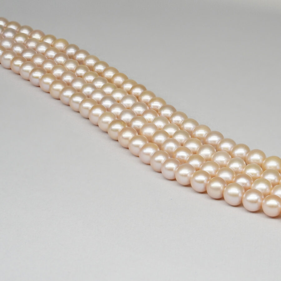 Perle d'Acqua Dolce fili tondi 6-6½mm – Colore Naturale