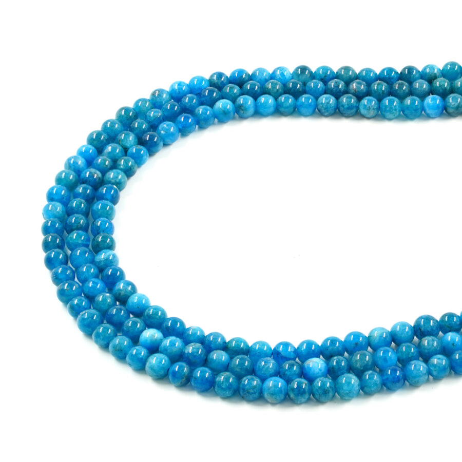 Apatite fili tondi 6mm - Qualità A