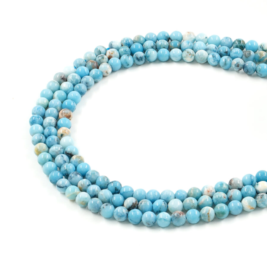 Larimar fili tondi 4mm a 12mm - immagine 3
