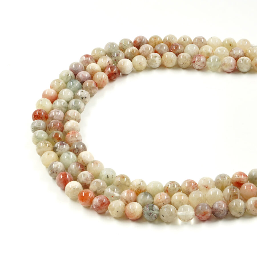Pietra del Sole Multicolore fili tondi 6mm a 8mm – Qualità A - immagine 2